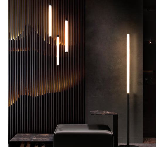 Напольный светильник (торшер) MAYTONI Ray 18 LED Z012FL-L18B3K