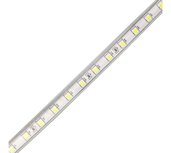 Светодиодная лента LED 220В, 13x8 мм, IP67, SMD 5050, 60 LED/m, свет белый 100 м Neon-Night 142-105