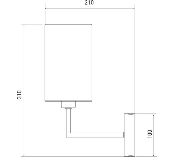 Настенный светильник Eurosvet 60134 1 никель a058366