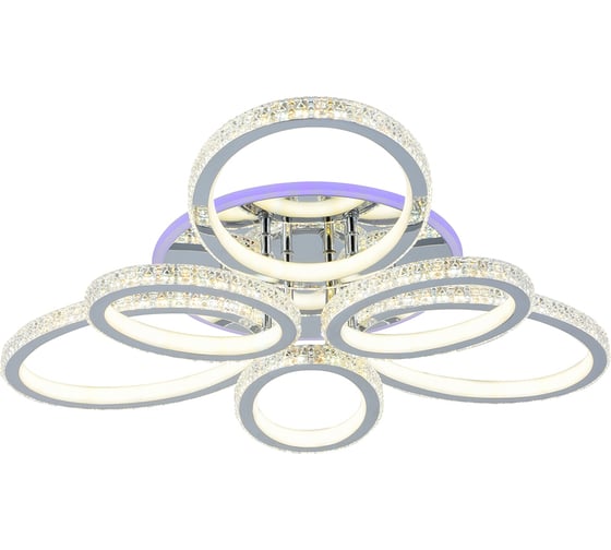 Светодиодная люстра Profit Light 8033/3+3 CHR