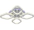 Светодиодная люстра Profit Light 8044/4 CHR 1