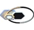 Светодиодная люстра Profit Light 8295 WHT+BLK 2