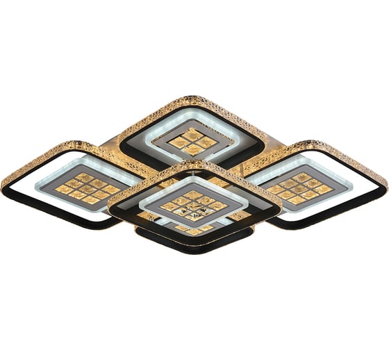 Светодиодная люстра Profit Light 8051/4+1 WHT+BLK A