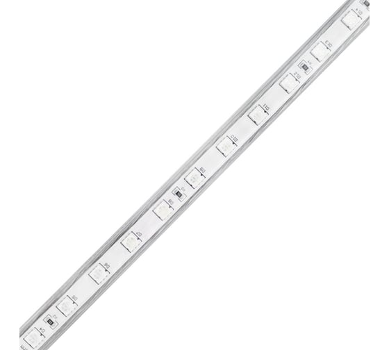 Светодиодная лента Neon-Night LED 220В 13x8 мм, IP67, SMD 5050, 60 LED/m, свет красный 100 м 142-101