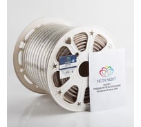 Светодиодная лента Neon-Night LED 220В 6.5x17 мм IP67, SMD 5730, 120 LED/m свет белый 100 м 142-703