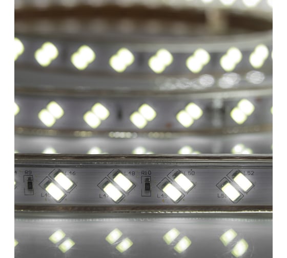 Светодиодная лента Neon-Night LED 220В 6.5x17 мм IP67, SMD 5730, 120 LED/m свет белый 100 м 142-703