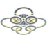 Светодиодная люстра Profit Light 8005/4+4 CHR 3