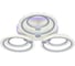 Светодиодная люстра Profit Light 8003/3+3 WHT B 2