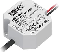 Блок питания AcTEC 12В, 12Вт, IP65, 1A, 50x48x24мм MINI12V/12W