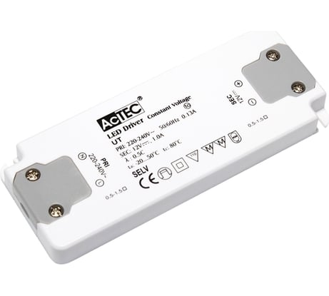 Блок питания AcTEC 24В, 6Вт, IP20, 0.25A, 98x46x11мм UT24V/6W