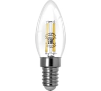 Светодиодная лампа TDM ELECTRIC "Филамент" С37-6 Вт-230 В-4000 К–E14 SQ0340-0276