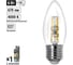 Лампа светодиодная E27 "Филамент" С37-6 Вт-230 В-4000 К TDM ELECTRIC SQ0340-0299 2