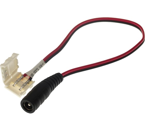 Коннектор для светодиодных лент Lamper 2 Pin 10 мм с разъемом DC, 10 шт 144-101