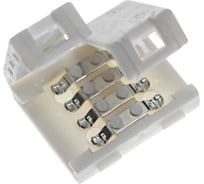 Стыковочный коннектор Lamper 4 Pin для RGB светодиодных лент 10 мм, 10 шт 144-006