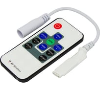 Контроллеры мини Lamper для RGB светодиодных лент RF 12 В с пультом ДУ 10 кнопок 143-106-2