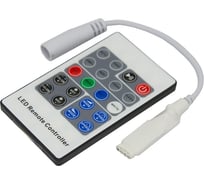 Контроллеры мини Lamper для RGB светодиодных лент RF 12 В с пультом ДУ 20 кнопок 143-106-3