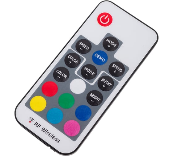 Контроллеры Lamper для RGB светодиодных лент RF 12 В с пультом ДУ 17 кнопок 143-106-4