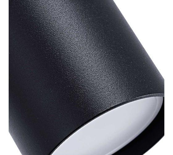 Накладной светильник truEnergy с цоколем GU10 D55хН100мм алюминий черный 21311
