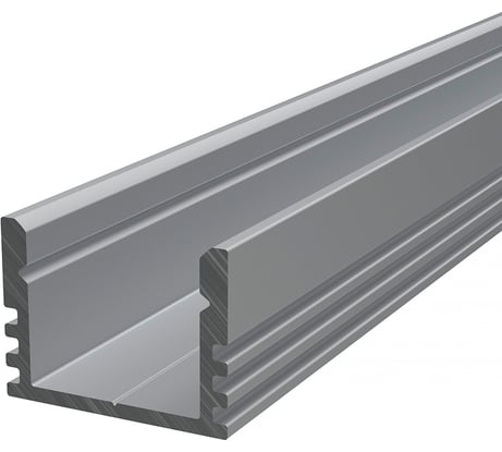 Профиль для светодиодных лент REXANT алюминиевый накладной 16x12 мм 2 м 146-201