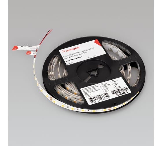 Светодиодная лента Arlight RT-B60-10mm 24V Warm2700 5 м 008828(2)