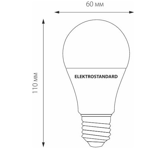 Светодиодная лампа Elektrostandard Classic LED D 7W 4200K E27 А60 BLE2766 a060103