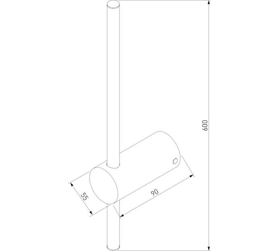 Светильник настенный светодиодный Elektrostandard MRL LED 1115 Cane LED черный a058236