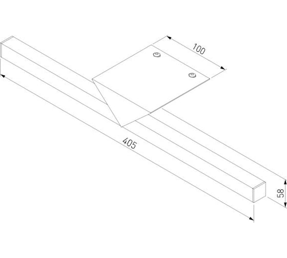 Настенный светодиодный светильник Elektrostandard 40115/LED Delta LED белый a058167