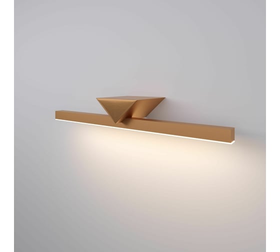 Настенный светодиодный светильник Elektrostandard 40115/LED Delta LED золото a058169