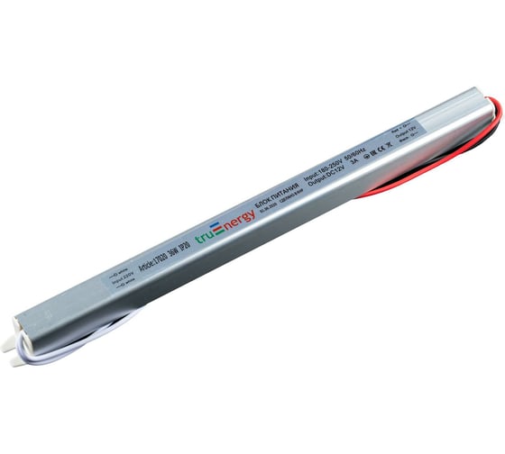 Блок питания для светодиодной ленты truEnergy серия Block Pencil 12V 36W 17024 1