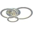 Светодиодная люстра Profit Light 8040/3 CHR 3