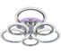 Светодиодная люстра Profit Light 8027/3+3 CHR A 2
