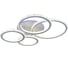 Светодиодная люстра Profit Light 8017/4 WHT 2