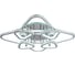 Светодиодная люстра Profit Light 8042/4+4 CHR 2