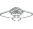Светодиодная люстра Profit Light 8042/2+2 CHR 2