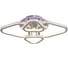 Светодиодная люстра Profit Light 8042/2+2 CHR 3