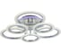 Светодиодная люстра Profit Light 8086/3+3 CHR A 3