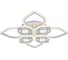 Светодиодная люстра Profit Light 8439/4+4A WHT 1