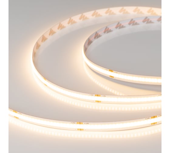 Светодиодная лента Arlight COB-X378-8mm 24V Warm2700 5 м 031859(2)