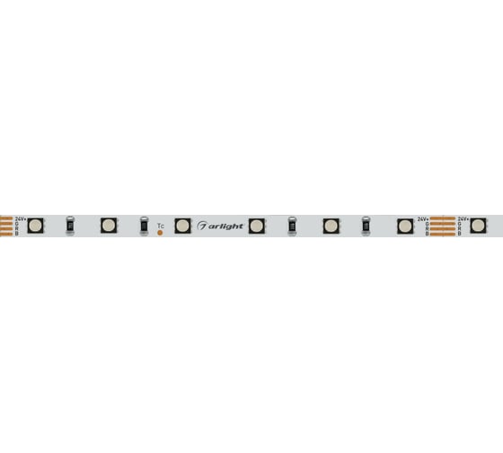 Светодиодная лента Arlight MINI-F60-5mm 24V RGB 5 м 025706(2)