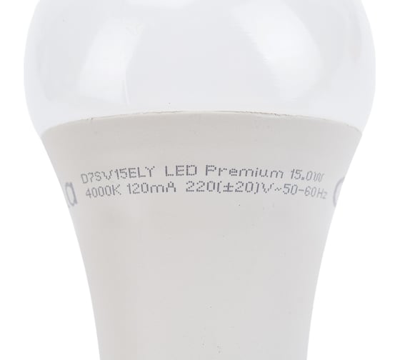 Светодиодная лампа Ecola classic LED Premium 15,0W A60 220-240V E27 4000K композит 120x60 D7SV15ELY