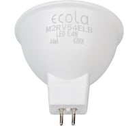 Светодиодная лампа Ecola MR16 LED 5,4W 220V GU5.3 4200K матовая 48x50 M2RV54ELB