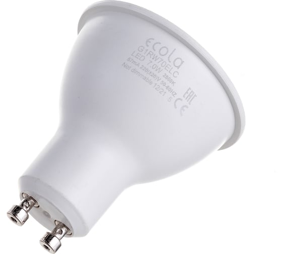 Светодиодная лампа Ecola Reflector GU10 LED 7,0W 220V 2800K 56x50 G1RW70ELC