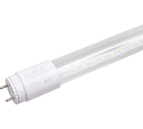 Светодиодная лампа Ecola T8 Premium G13 LED 22,0W 220V 6500K с повор. цоколями 1213x26 упак.инд.п/э. /25 CQ8D22ELB