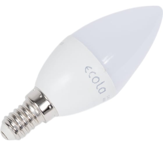Светодиодная лампа Ecola candle LED Premium 7,0W 220V E14 4000K свеча композит 105x37 C4RV70ELC
