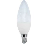 Светодиодная лампа Ecola candle LED Premium 8,0W 220V E14 4000K прозрачная свеча с линзой композит 105x37 C4QV80ELC