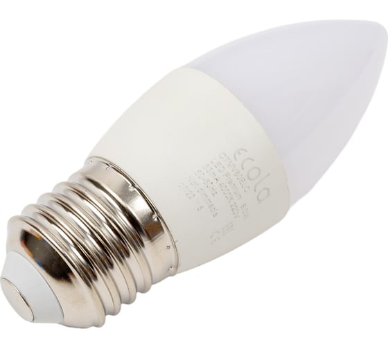 Светодиодная лампа Ecola candle LED Premium 8,0W 220V E27 4000K свеча композит 100x37 C7MV80ELC