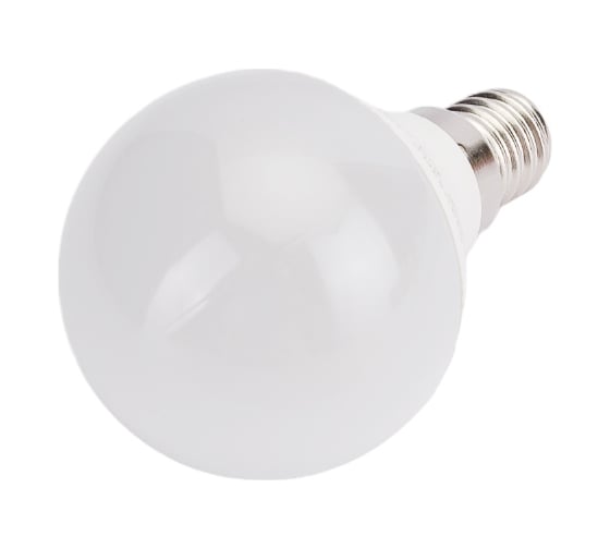 Светодиодная лампа Ecola globe LED Premium 5,4W G45 220V E14 4000K шар композит 82x45 K4QV54ELC 1