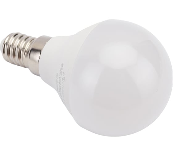 Светодиодная лампа Ecola globe LED Premium 9,0W G45 220V E14 4000K шар композит 82x45 K4QV90ELC
