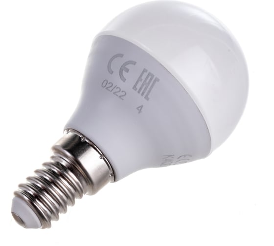Светодиодная лампа Ecola globe LED Premium 10,0W G45 220V E14 6000K шар композит 82x45 K4QD10ELC