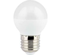 Светодиодная лампа Ecola globe LED Premium 5,4W G45 220V E27 2700K шар композит 82x45 K7QW54ELC